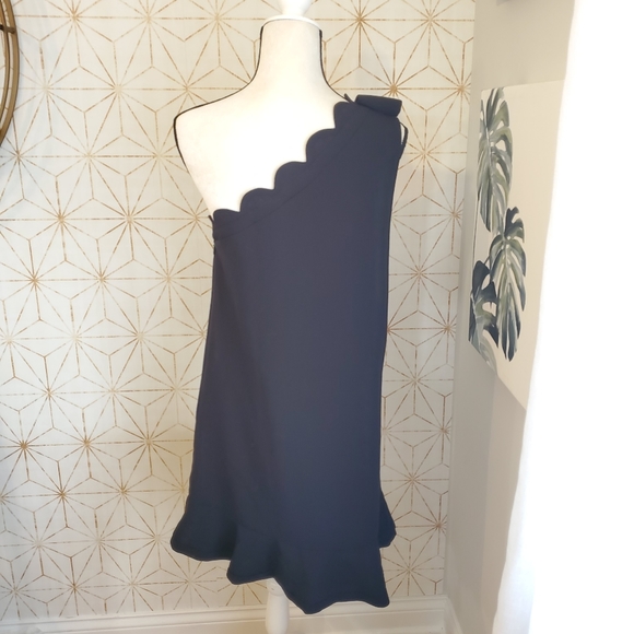 Victoria beckham for target 1 shoulder black dres - Picture 4 of 7